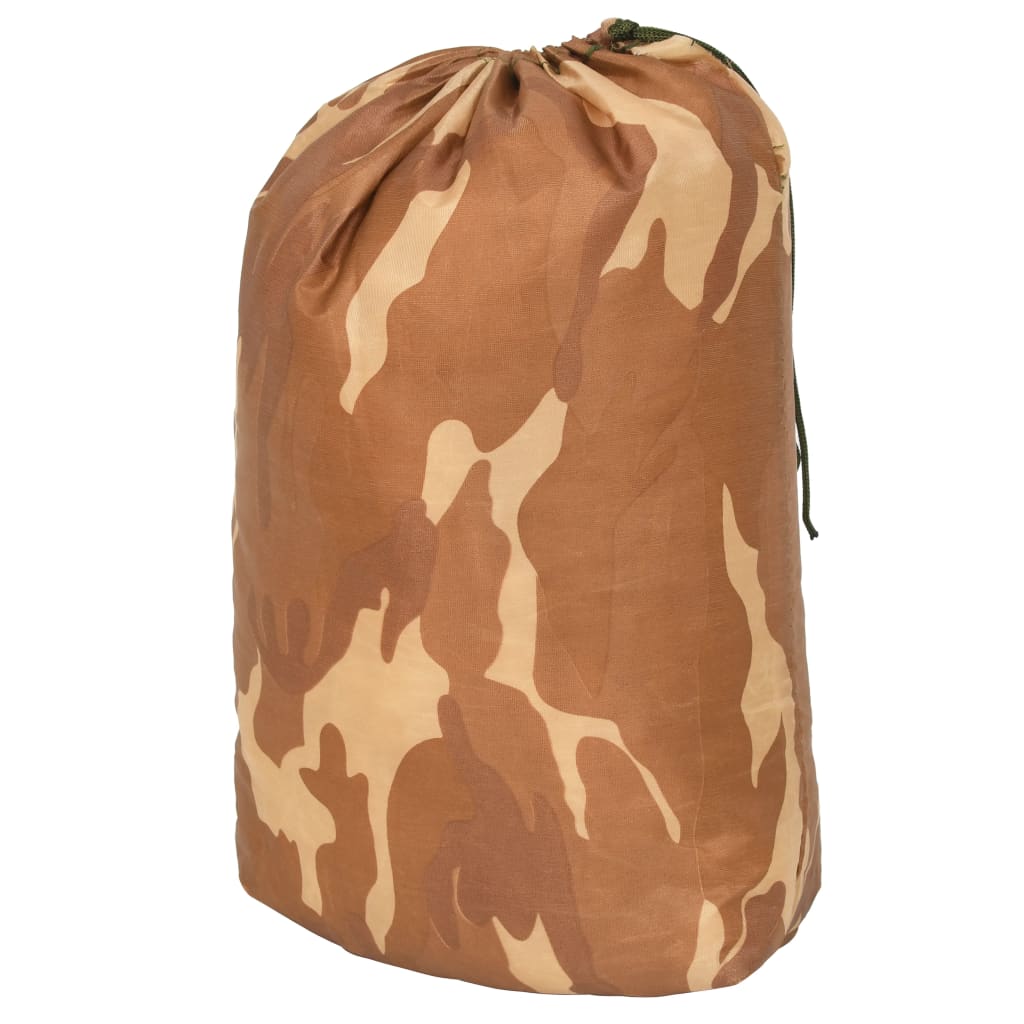 Vidaxl camoufagenet avec sac de rangement 3x8 m beige