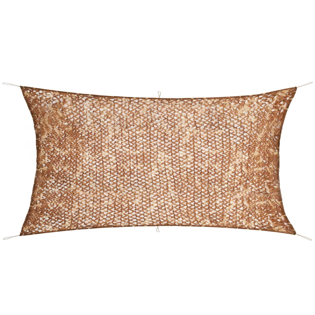 Vidaxl camoufagenet avec sac de rangement 5x6 m beige
