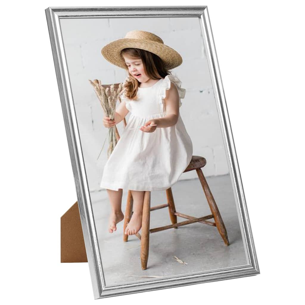 Vidaxl Photo Frames 3 PCS pour le tableau 13x18cm MDF Silver Colored
