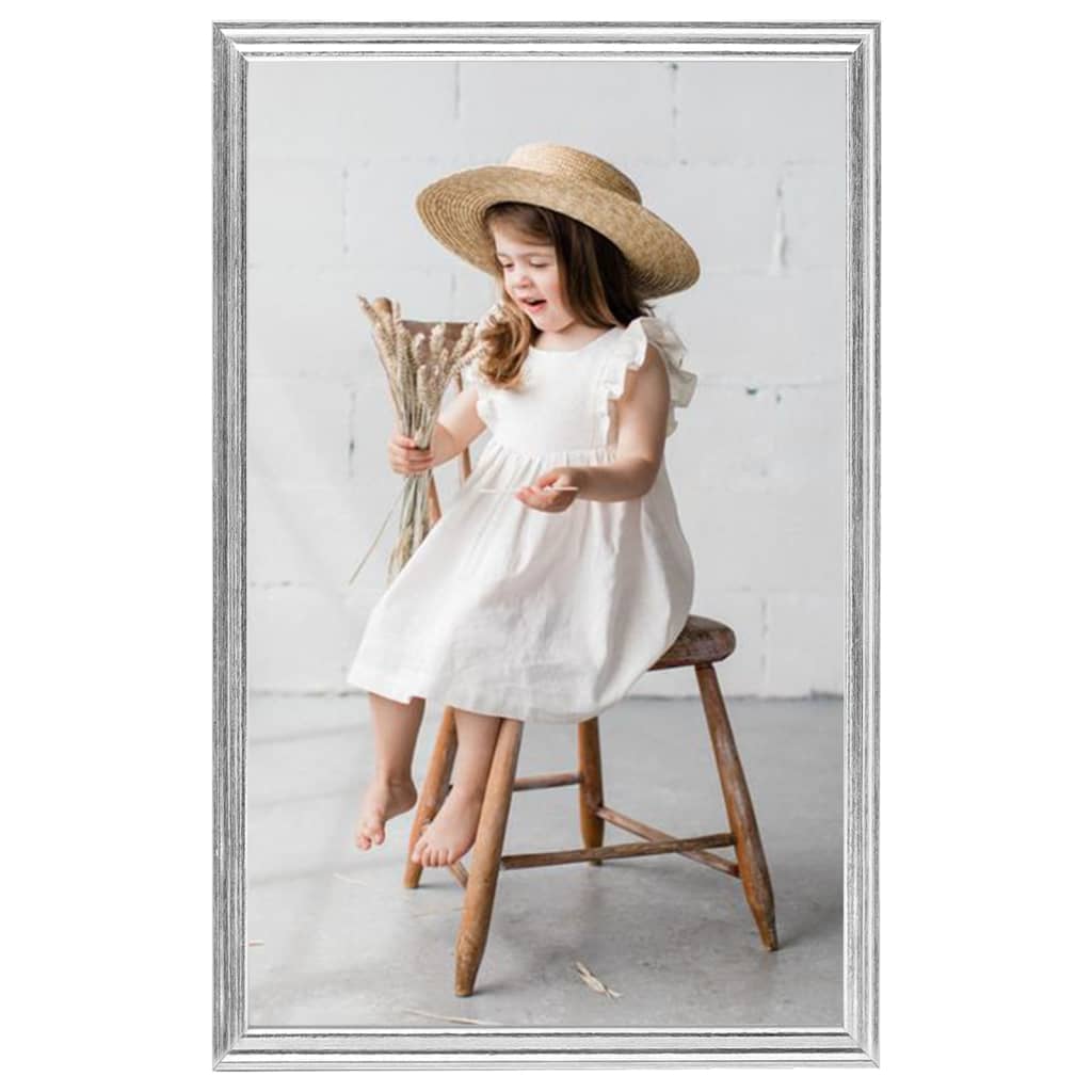 Vidaxl Photo Frames 3 PCS pour le tableau 13x18cm MDF Silver Colored