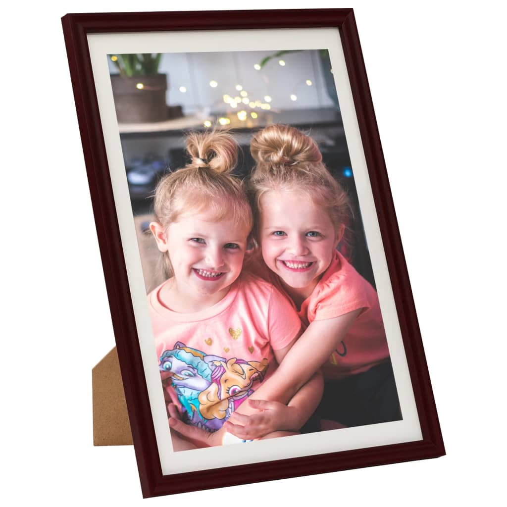 Vidaxl Photo Frames 3 Sts pour le mur ou le tableau 59.4x84 cm rouge foncé