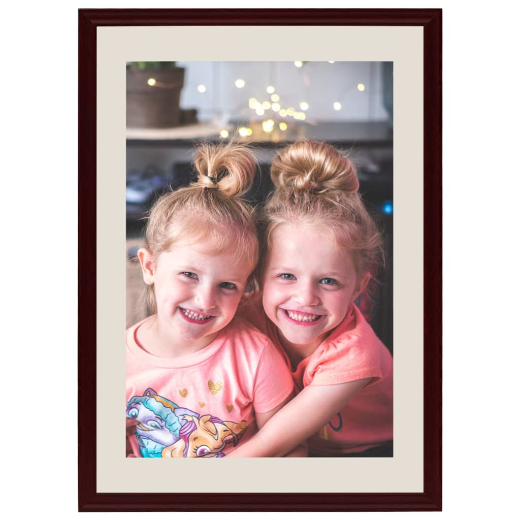 Vidaxl Photo Frames 3 Sts pour le mur ou le tableau 59.4x84 cm rouge foncé