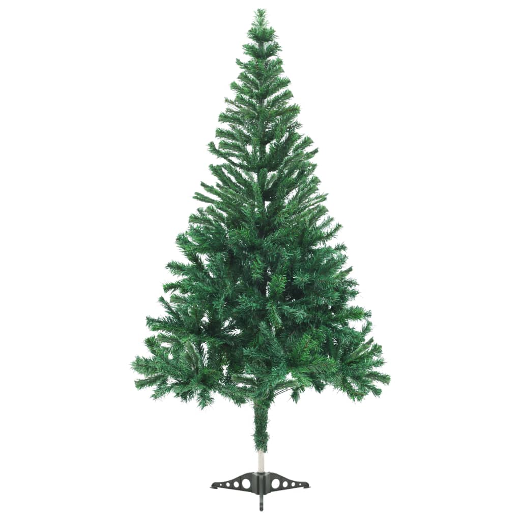 Vidaxl kunstkerstboom avec éclairage et balles de Noël 910 branches 210 cm
