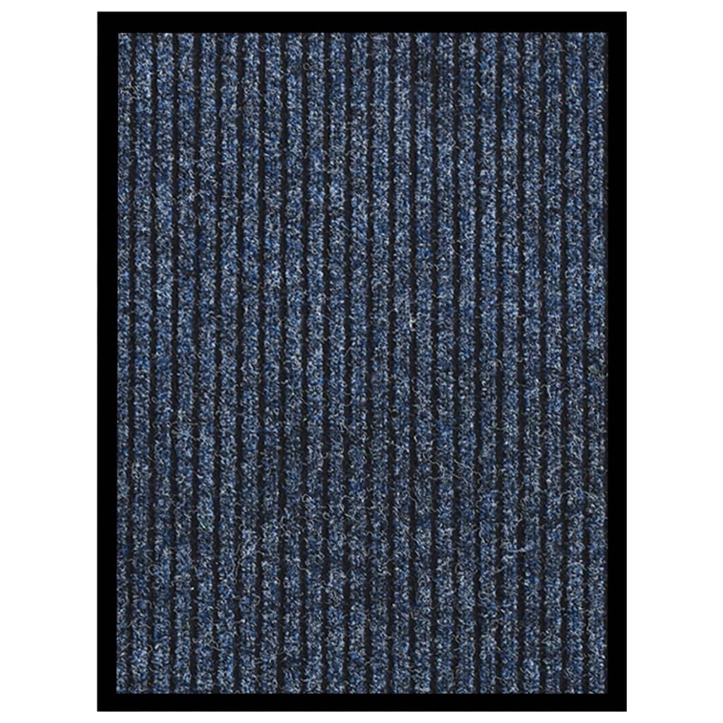 Vidaxx paillasson 40x60 cm rayé bleu