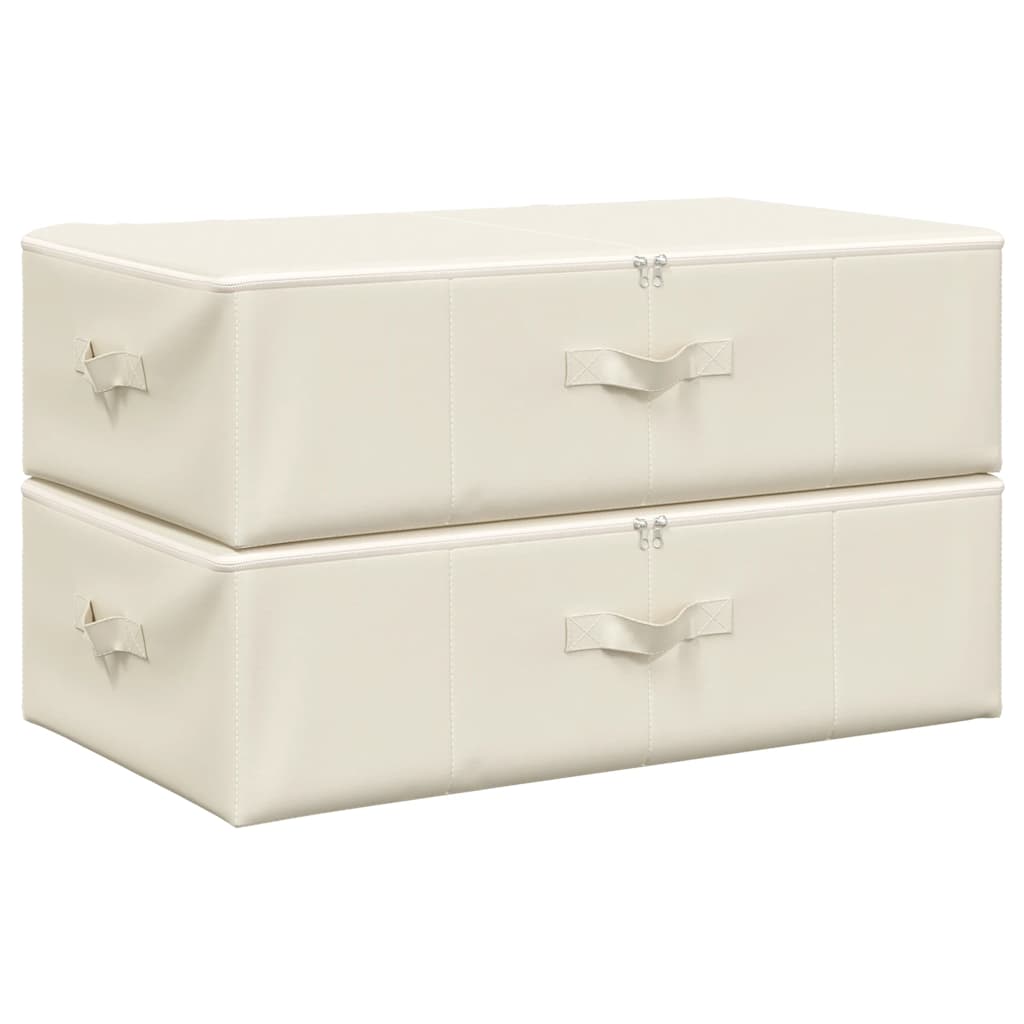 Boîtes de rangement Vidaxl 2 st 70x40x18 cm