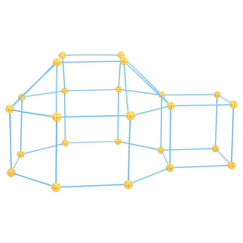 Package de construction de Fort Vidaxl 72 pièces pour enfants