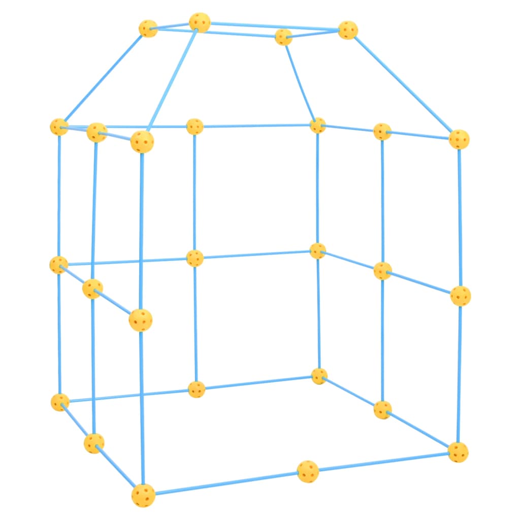 Package de construction de Fort Vidaxl 72 pièces pour enfants