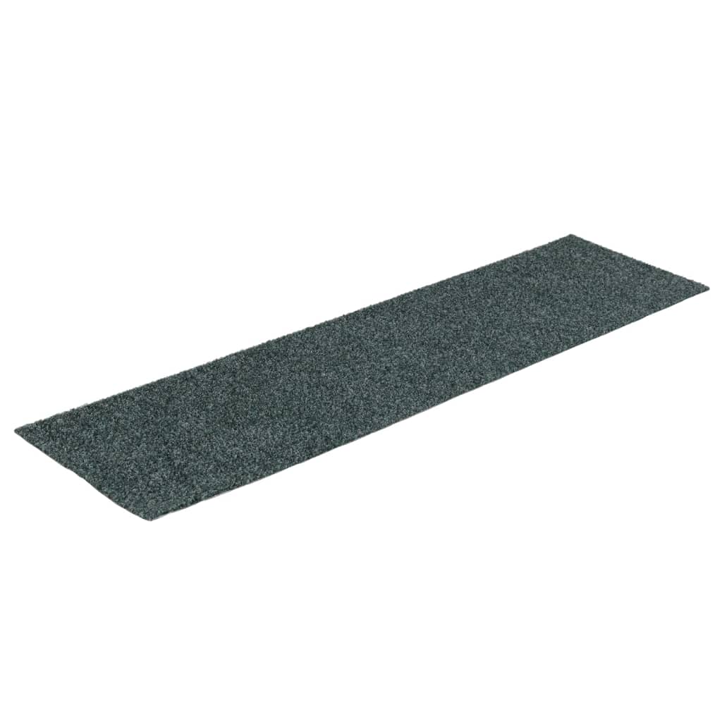 Vidaxl Stair Mats auto-adhésif 15 pièces 76x20 cm vert rectangulaire