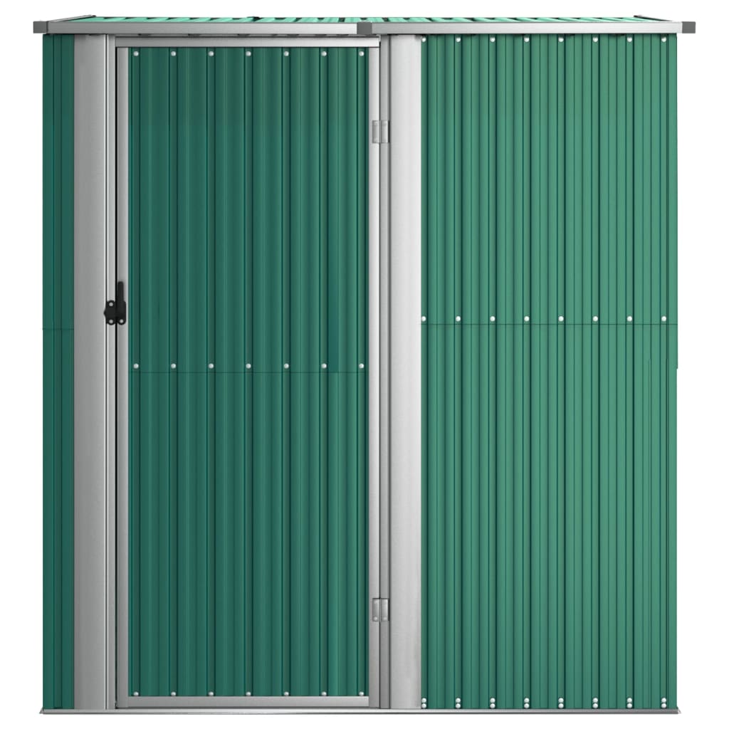 Vidaxl jardin hangar 180.5x97x209.5 cm Galvanisé en acier vert