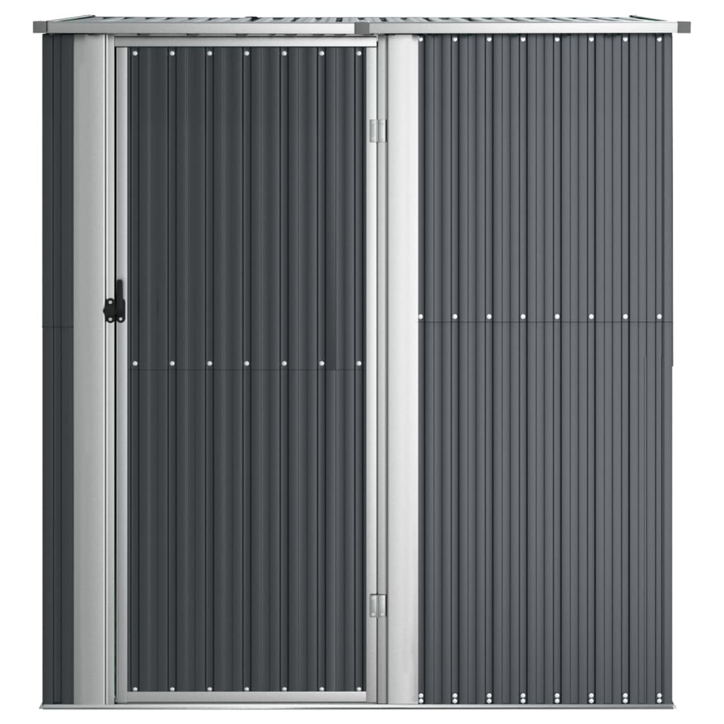 VidaXL Abri de jardin 180,5x97x209,5 cm acier galvanisé anthracite