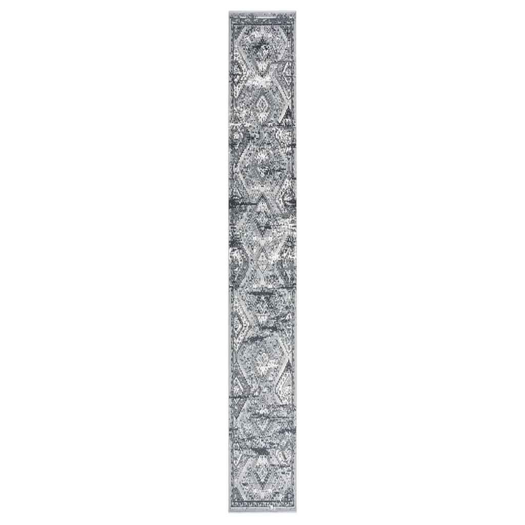 VidaXL Tapis de passage 60x450 cm BCF gris oriental