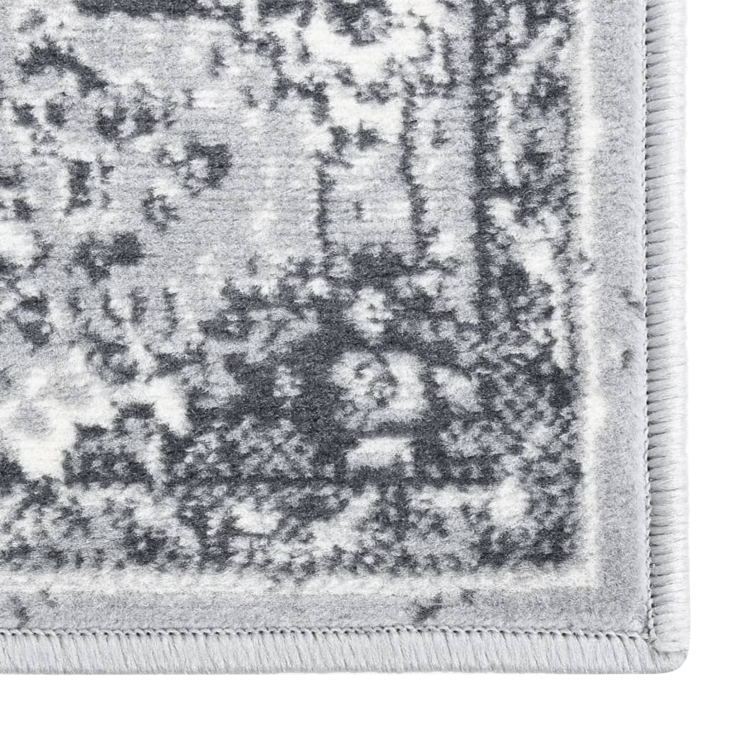 VidaXL Tapis de passage 60x450 cm BCF gris oriental