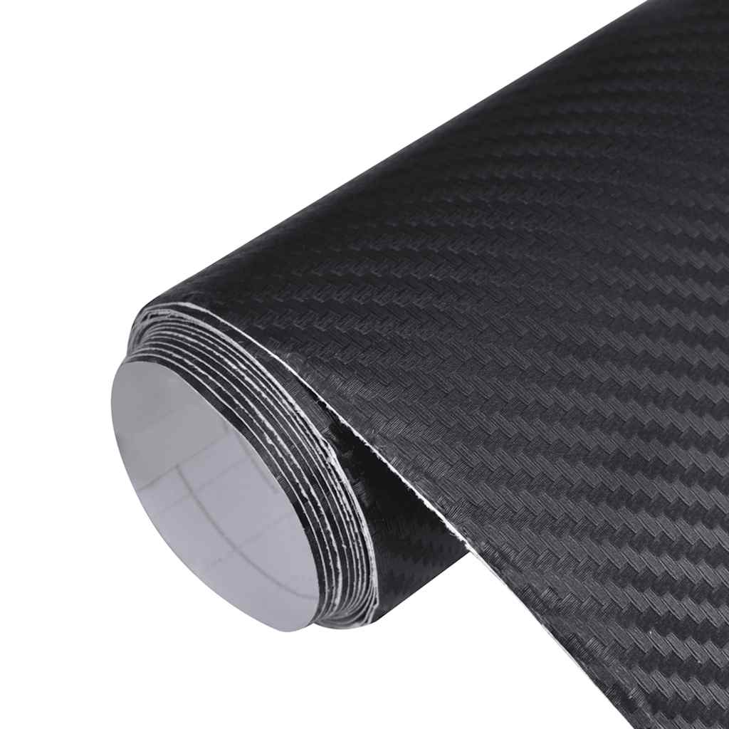 Vidaxx 2 pcs feuille de voiture 3d 100x150 cm noir