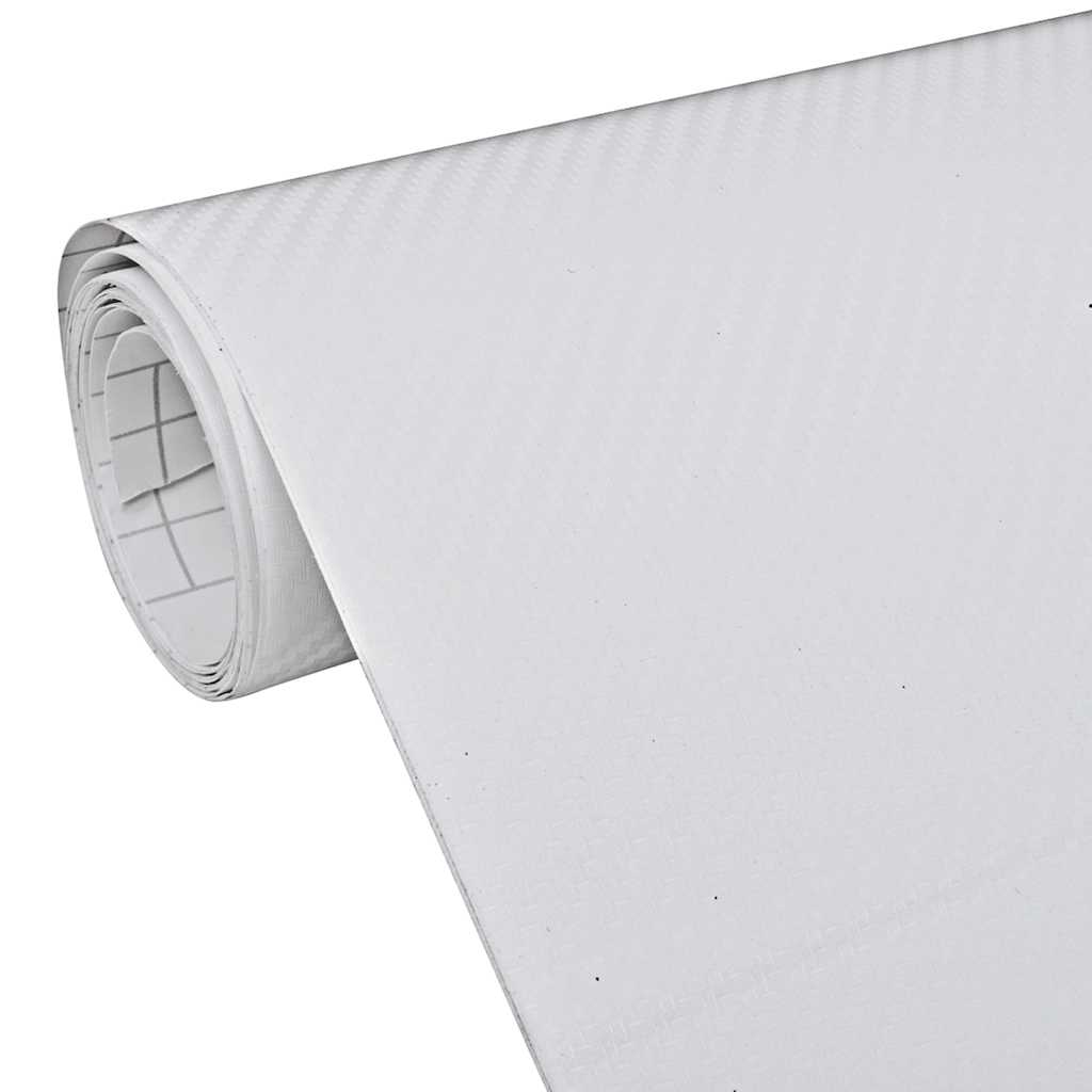 Vidaxx 2 pcs feuille de voiture 3d 100x150 cm blanc