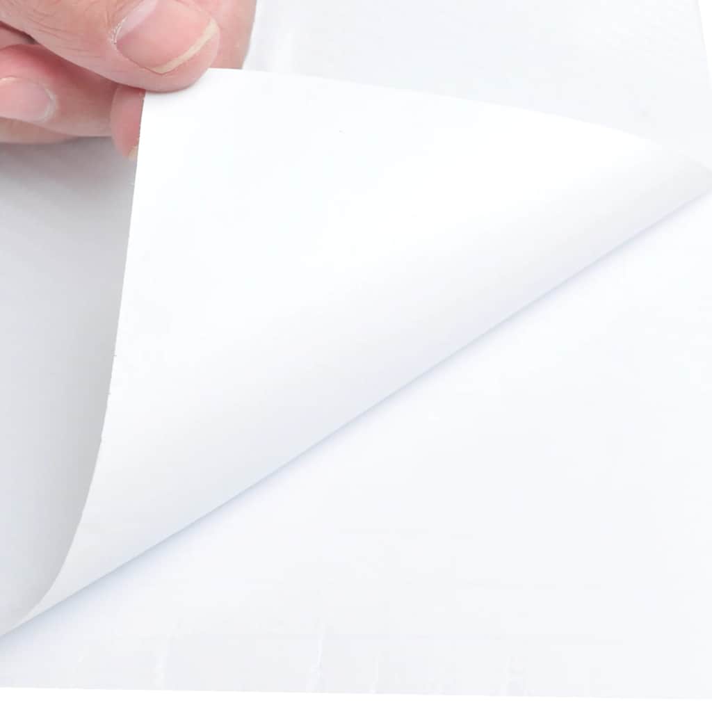 Vidaxx 2 pcs feuille de voiture 3d 100x150 cm blanc