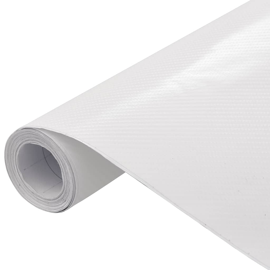 Vidaxx 2 pcs feuille de voiture 4d 100x150 cm blanc