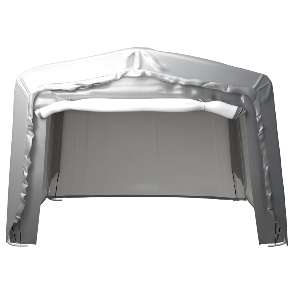 VidaXL Tente de rangement 370x370 cm gris acier