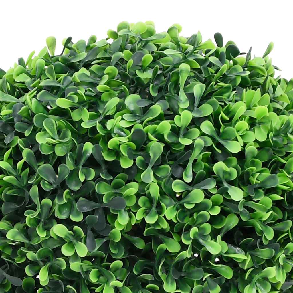 Vidaxl Plantes artificielles avec pot 2 St Buxus Formation sphérique 37 cm vert
