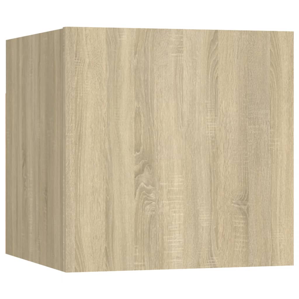 Vidaxl nachtkastje 30,5x30x30 cm spaanplaat sonoma eikenkleurig