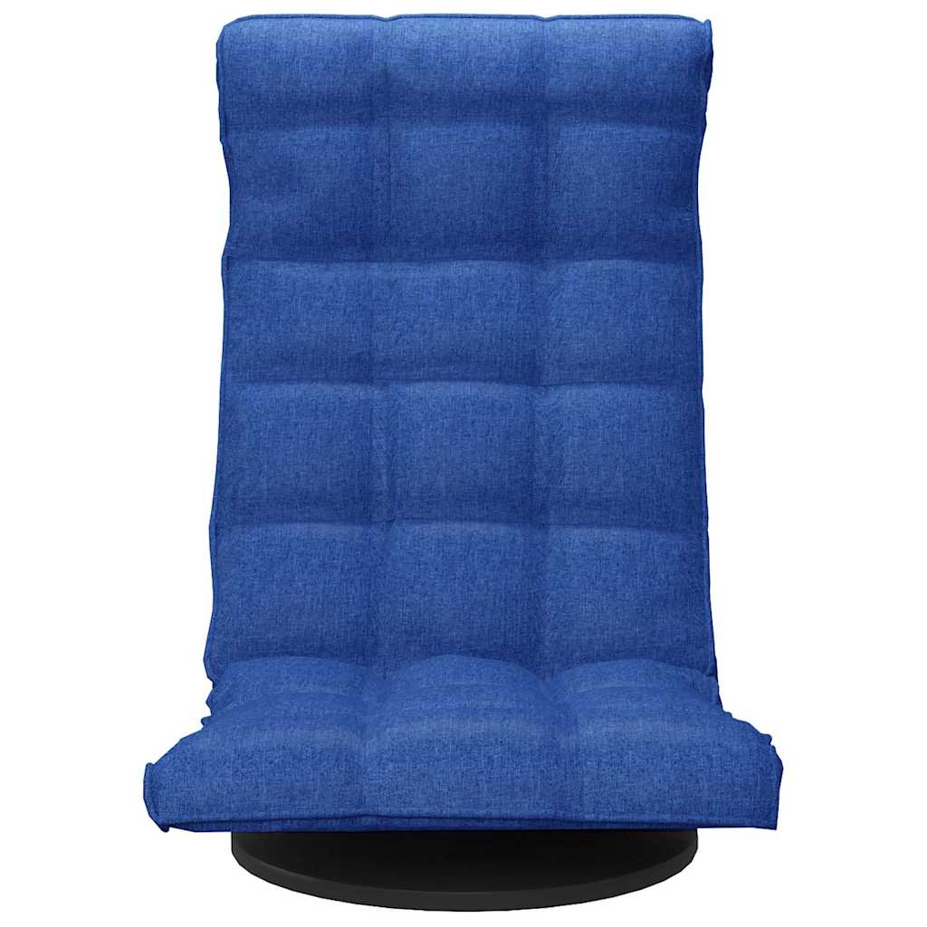 Vidaxl vloerstoel draaibaar stof blauw