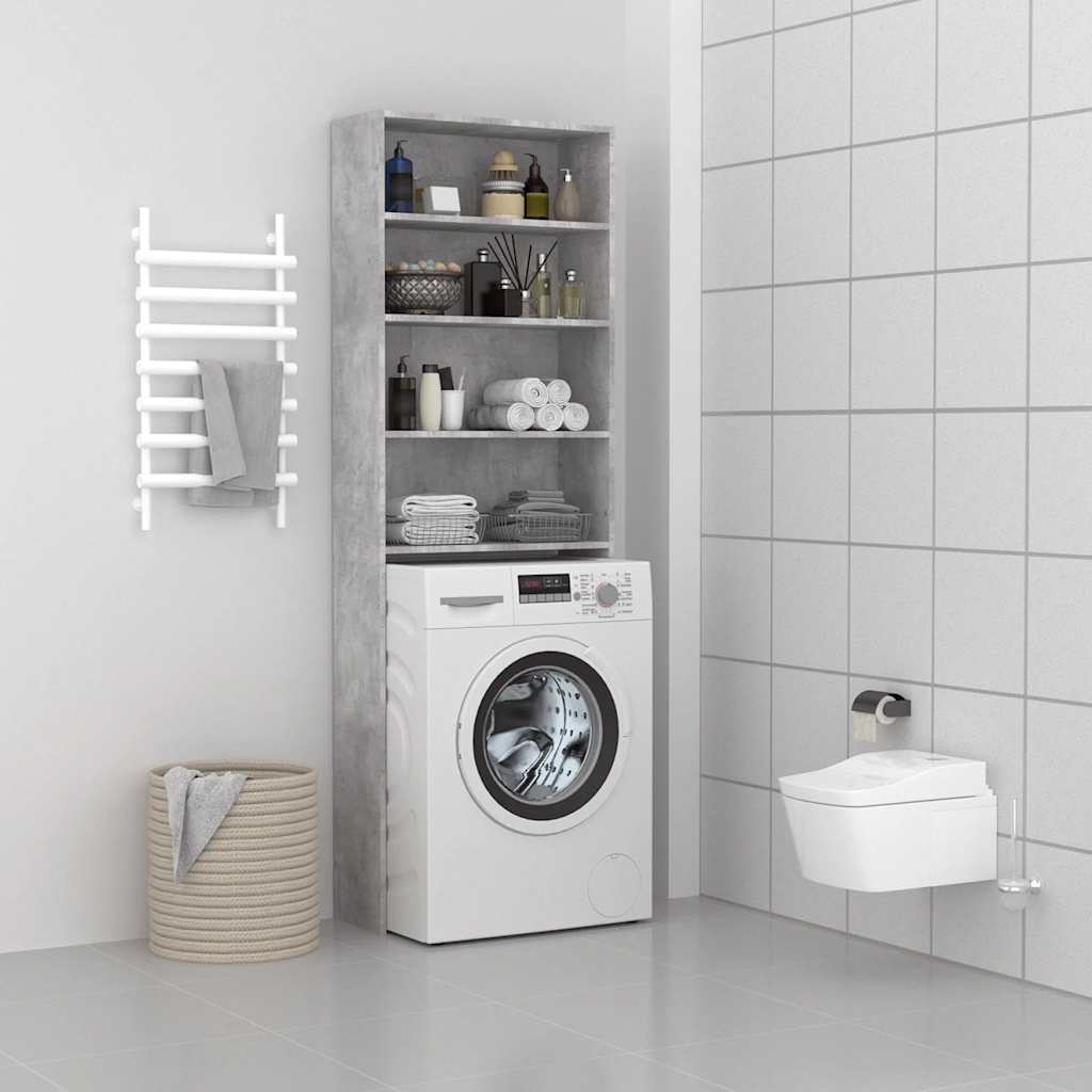 Vidaxl Washing Machine Cabinet 64x24x190 cm Prix de béton