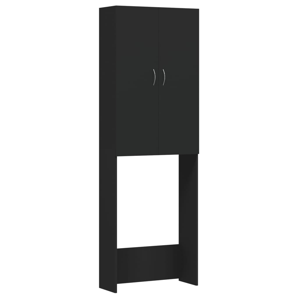 Vidaxl Washing Machine Armoire 64x25.5x190 cm noir
