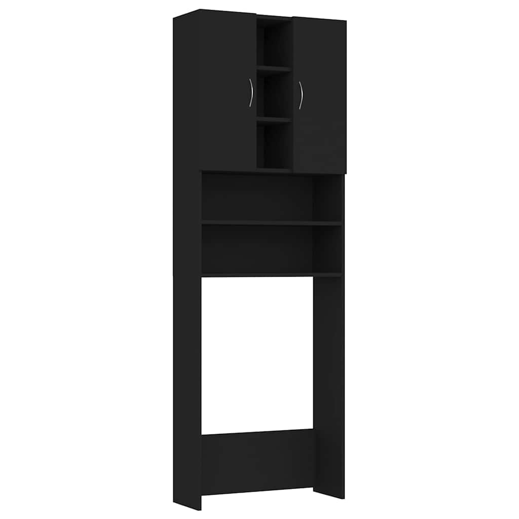 Vidaxl Washing Machine Armoire 64x25.5x190 cm noir