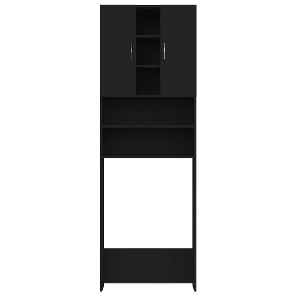 Vidaxl Washing Machine Armoire 64x25.5x190 cm noir
