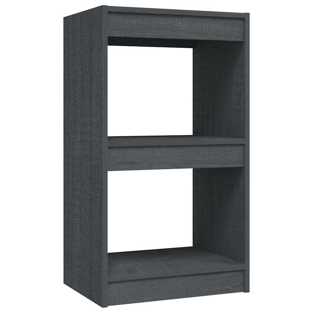 Vidaxl boekenkast 40x30x71,5 cm massief grenenhout grijs