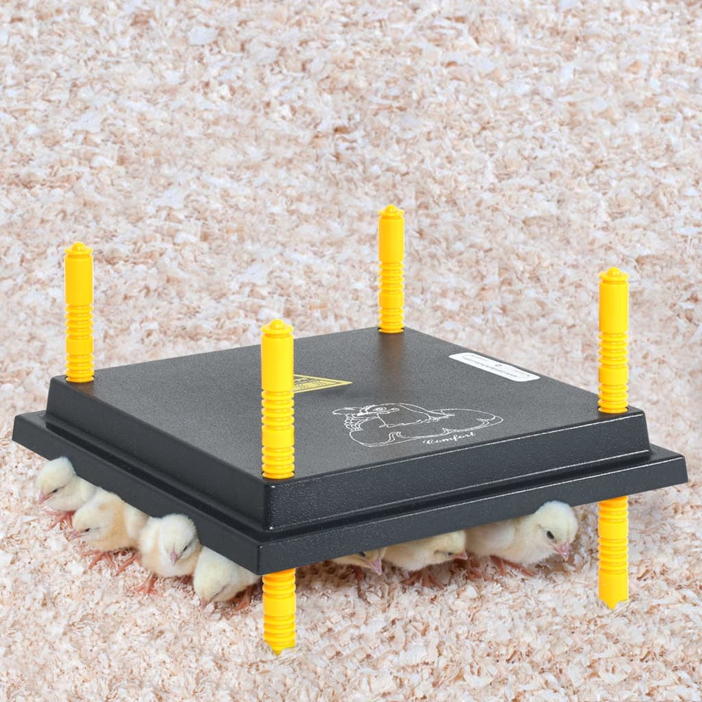Plaque de chaleur vidaxl pour les poussins et les canards avec contrôleur de température