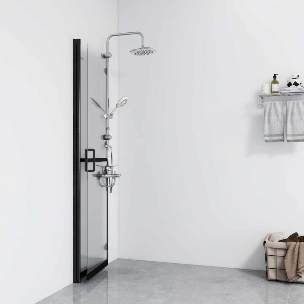 Vidaxl Walk-In Walking Mury Incoltableable 90x190 cm ESG-GLAS Transparent