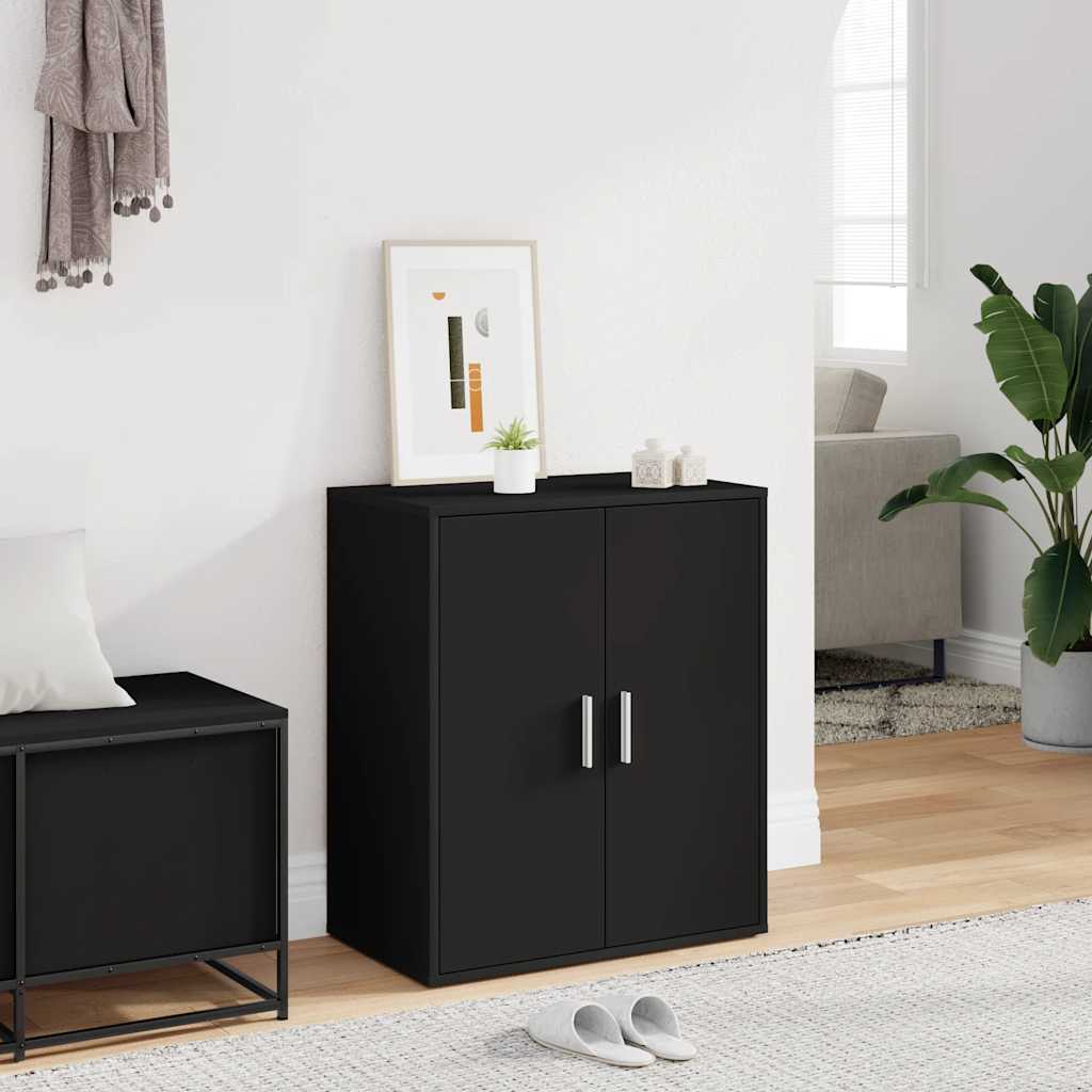 Armoire à chaussures Vidaxl 60x35x70 cm Bois de bois de propriété