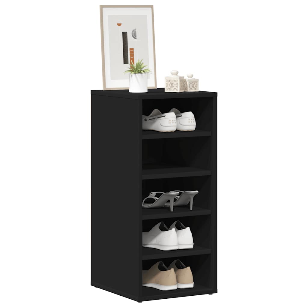 Vidaxx armoire à chaussures 31,5x35x70 cm aggloméré noir