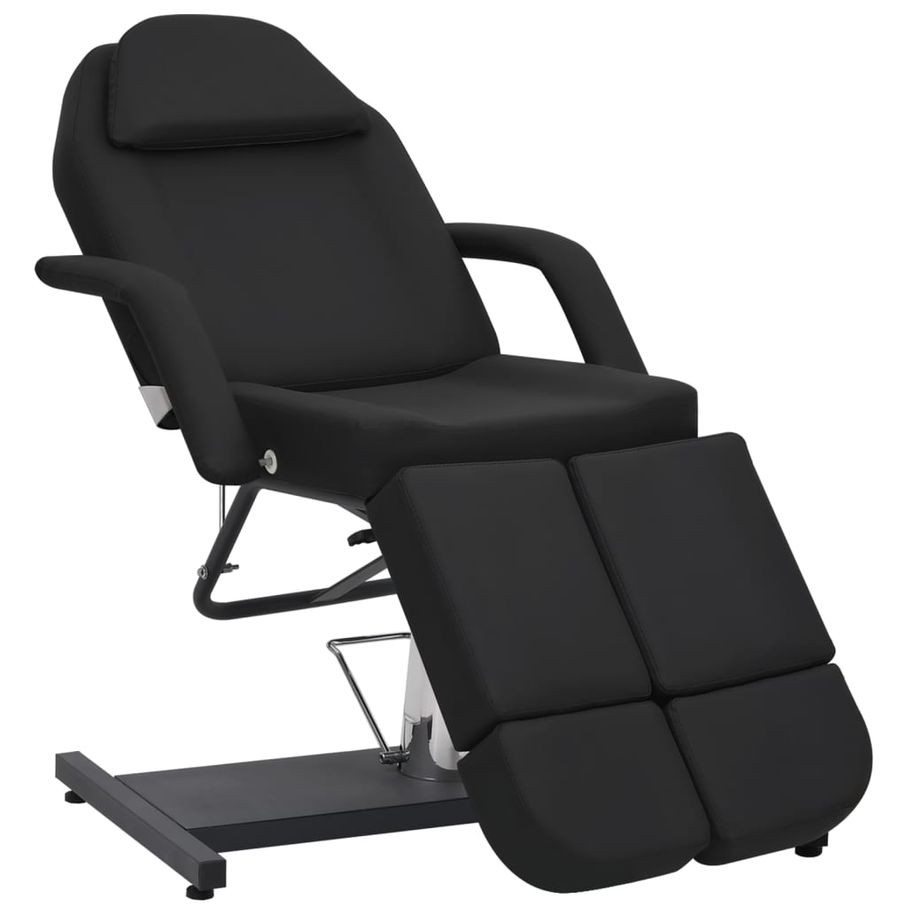 VidaXL Chaise de traitement 180x62x78 cm cuir artificiel noir