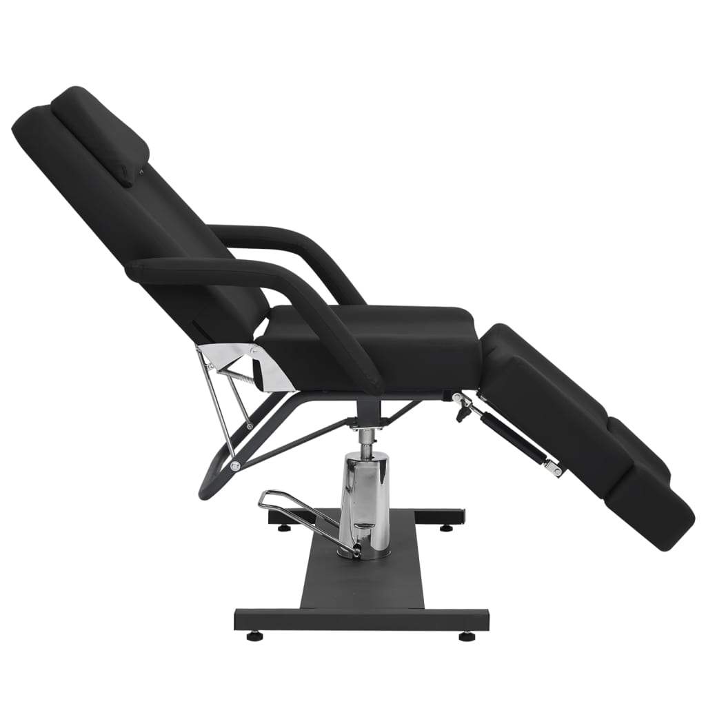 VidaXL Chaise de traitement 180x62x78 cm cuir artificiel noir