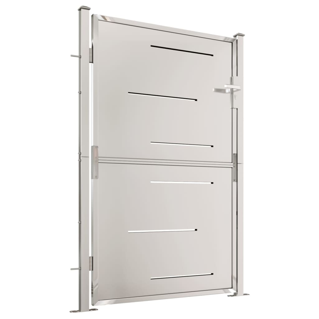 Vidaxl Garden Gate 100x150 cm en acier inoxydable