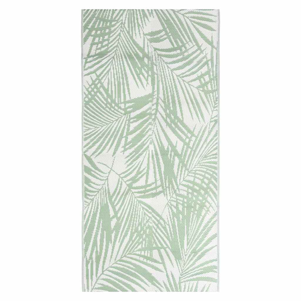 Vidaxl à l'extérieur du tapis aakil 80x150 cm vert polypropène