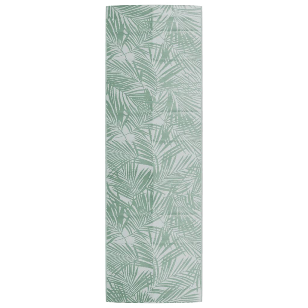 Vidaxl à l'extérieur du tapis aakil 80x250 cm vert polypropène