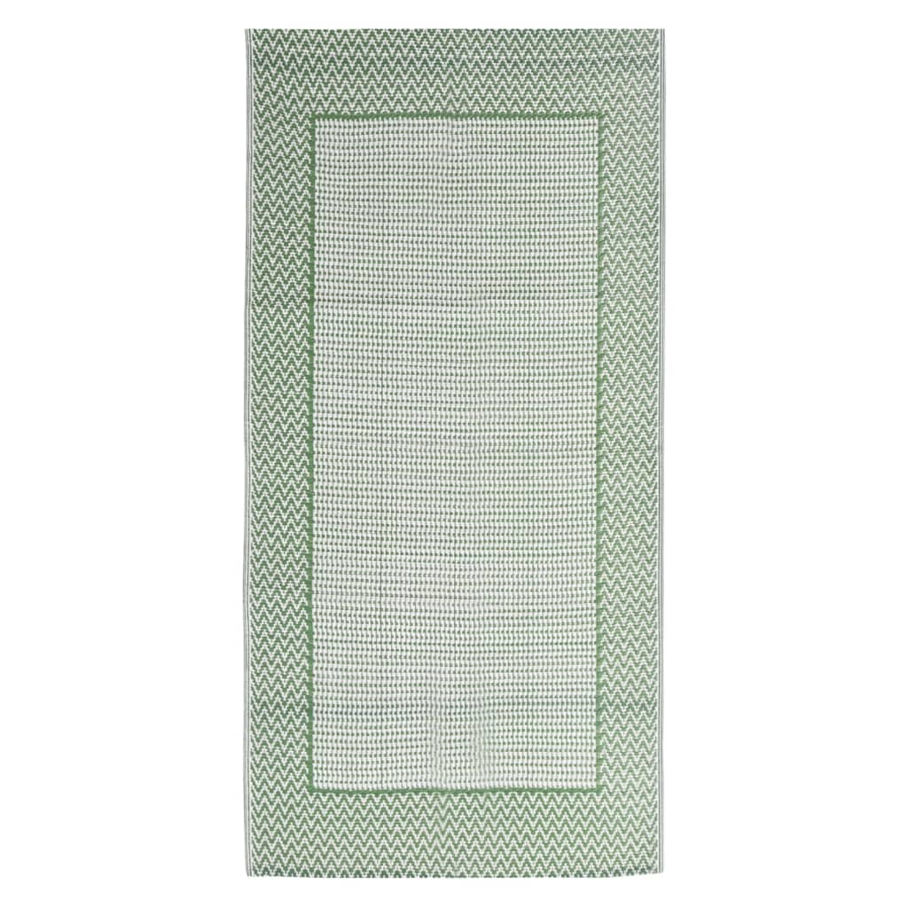 Vidaxl à l'extérieur du tapis aakil 80x150 cm vert polypropène