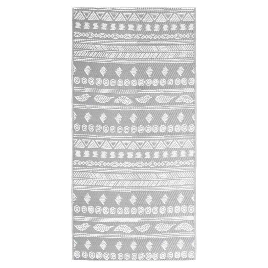 Vidaxl à l'extérieur du tapis Arakil 80x150 cm Gray en polypropène