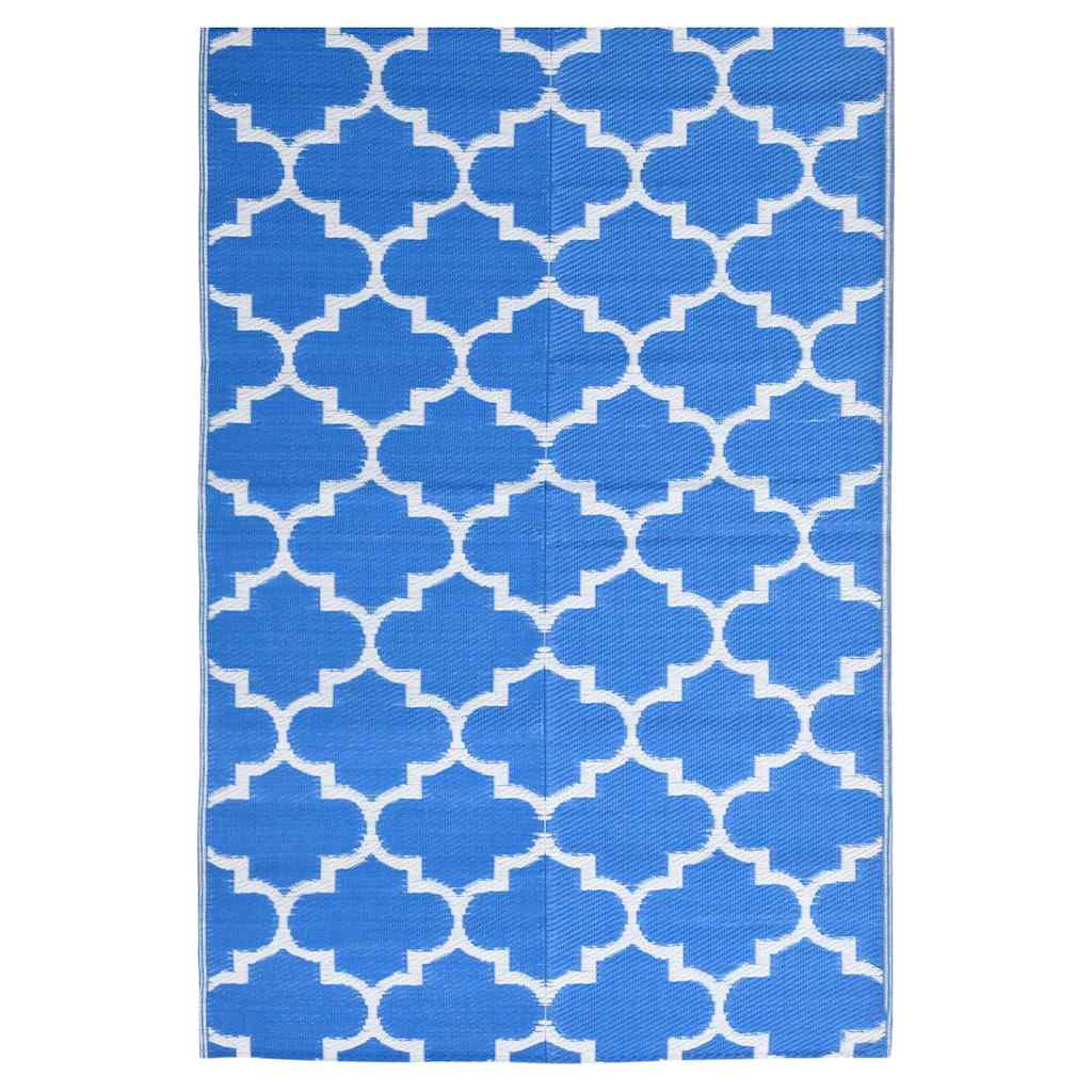 Vidaxl à l'extérieur du tapis Arakil 160x230 cm Bleu en polypropène
