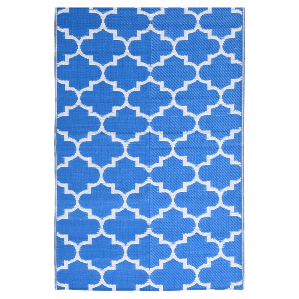 Vidaxl à l'extérieur du tapis Arakil 160x230 cm Bleu en polypropène
