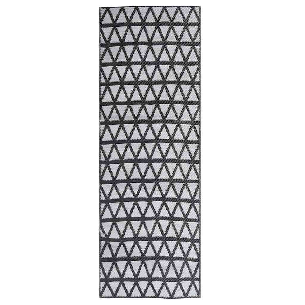 Vidaxl RAGN EXTÉRIEUR AAKIL 80X250 cm Polypropène noir