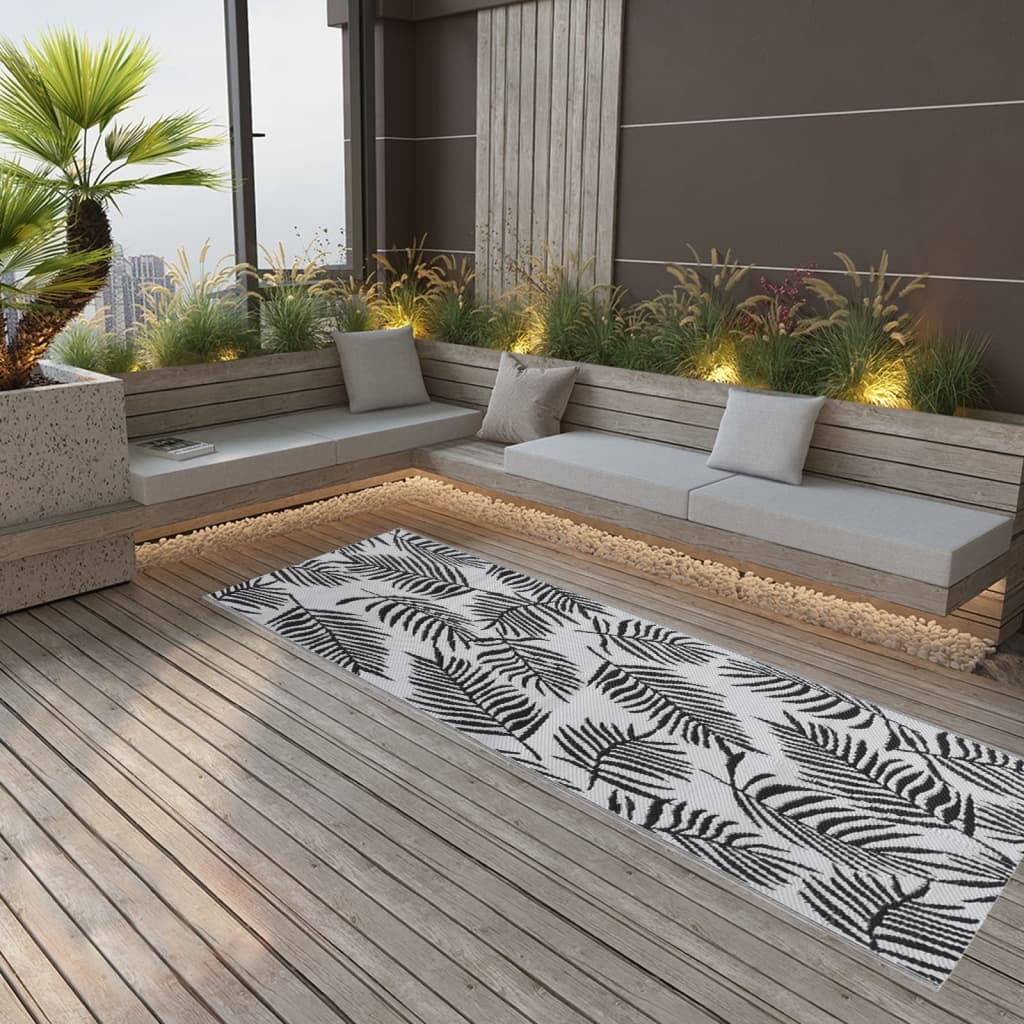 Vidaxl RAGN EXTÉRIEUR AAKIL 80X250 cm Polypropène noir