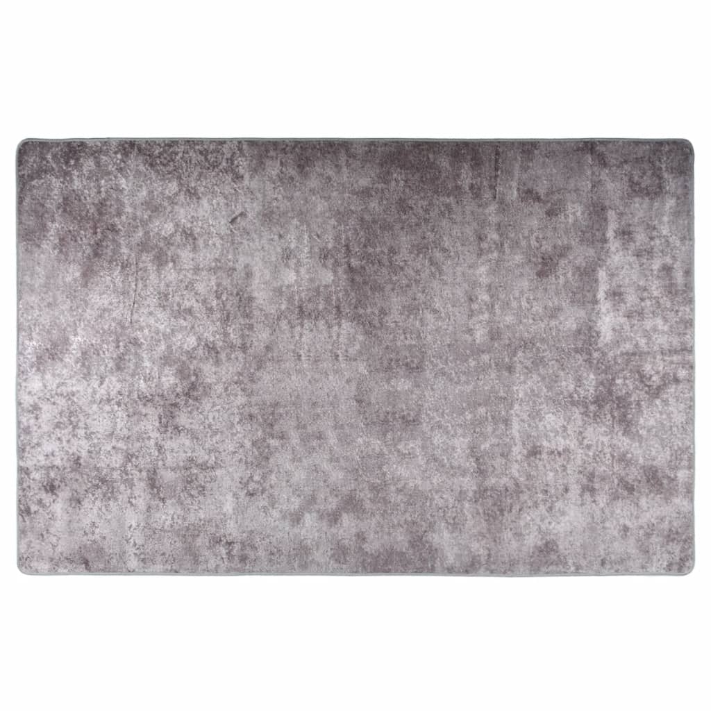 Tapis vidaxl Wasable Anti-Slip 80x150 cm Gray