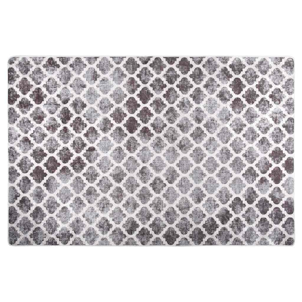 Vidaxl tapis lavable anti-glip 80x150 cm multicolore