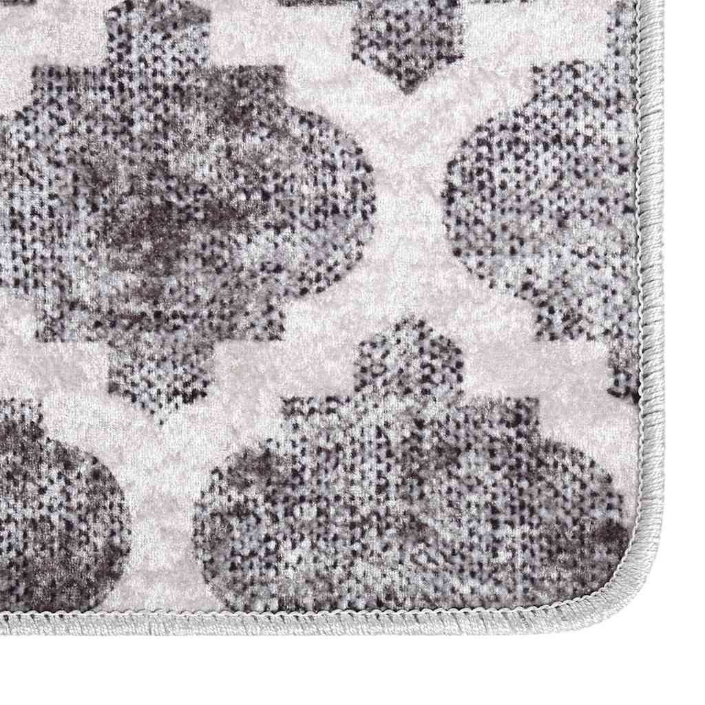 Vidaxl tapis lavable anti-glip 80x300 cm multicolore