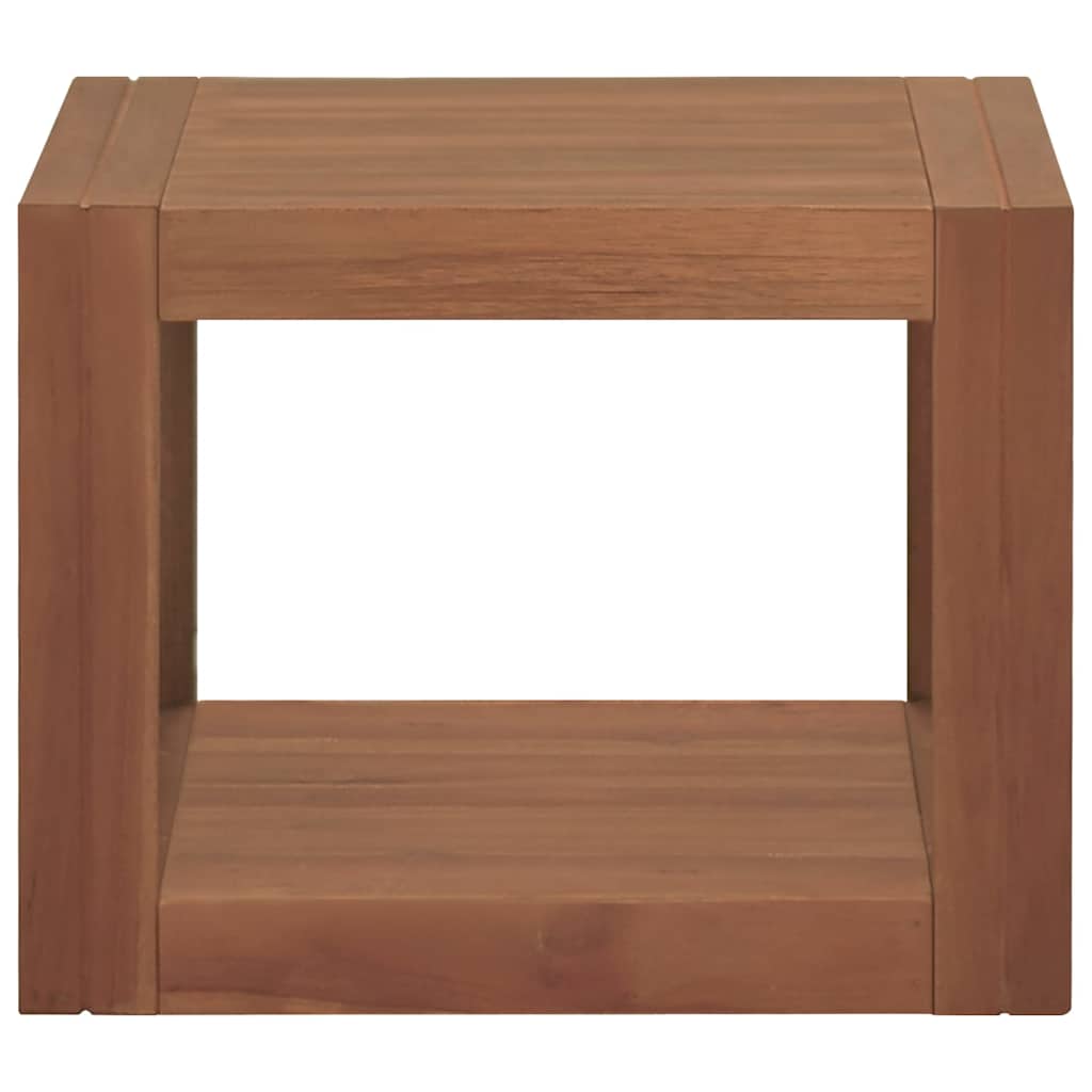 Vidaxl badkamerwandkast 45x45x35 cm massief teakhout