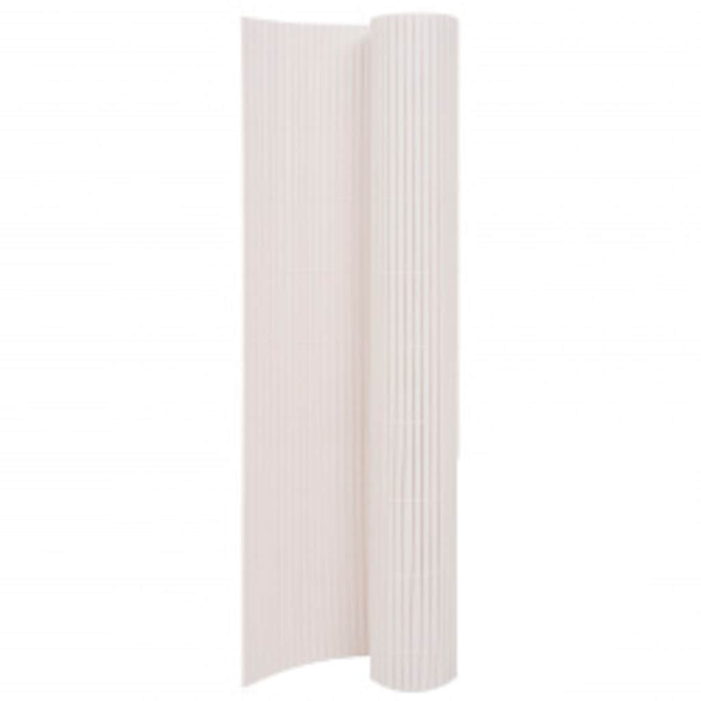 Vidaxl Garden Escarncement à double côtés 90x400 cm blanc