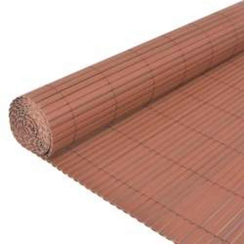Vidaxx clôture de jardin double face 110x400 cm marron